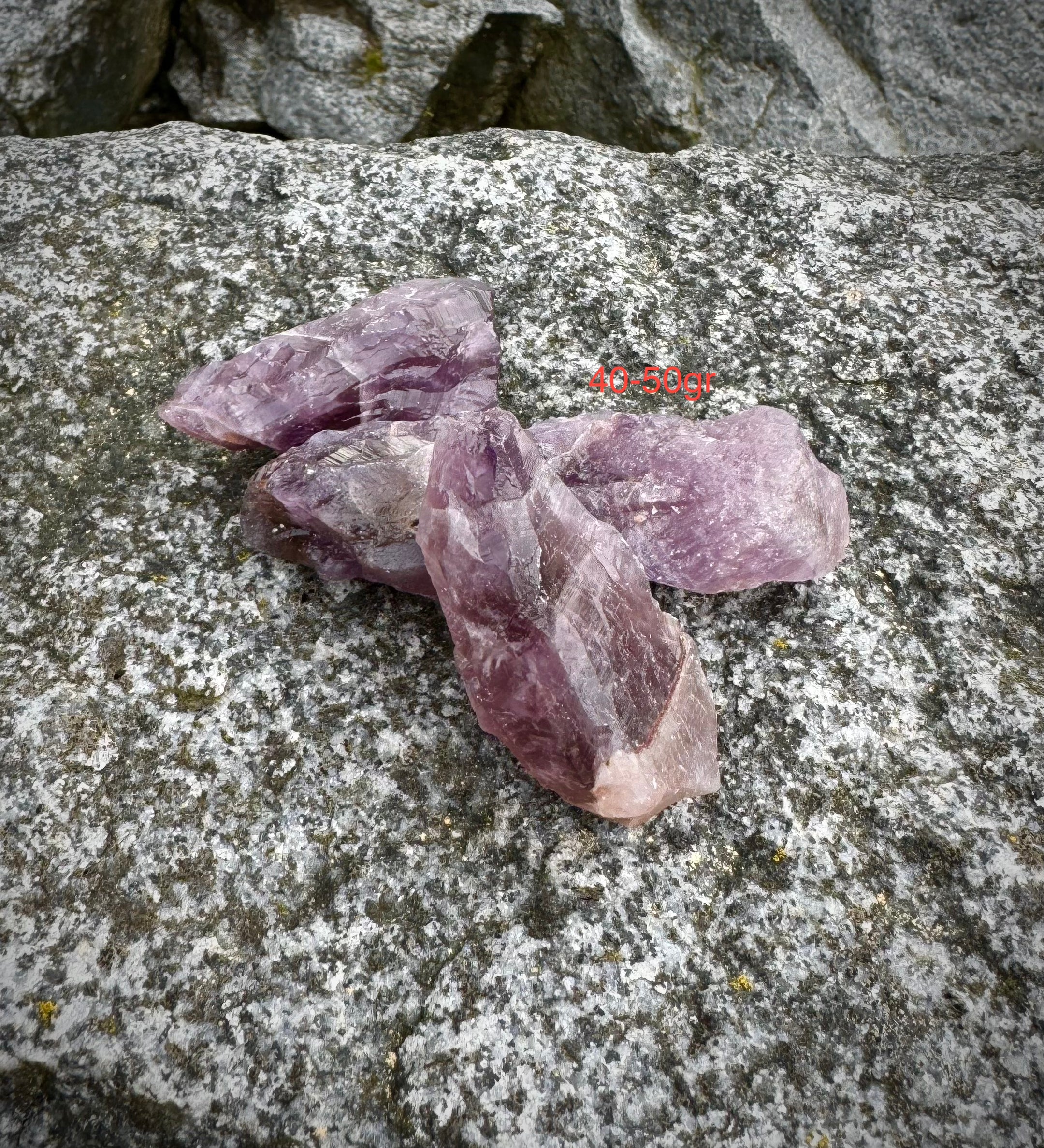 Natural Auralite 23 Rough Chunks, Specimens, Authentic, Beautiful, Rare Gemstone, Healing Crystal, Unique Gift, Raw Stones - The Celestial Boutique