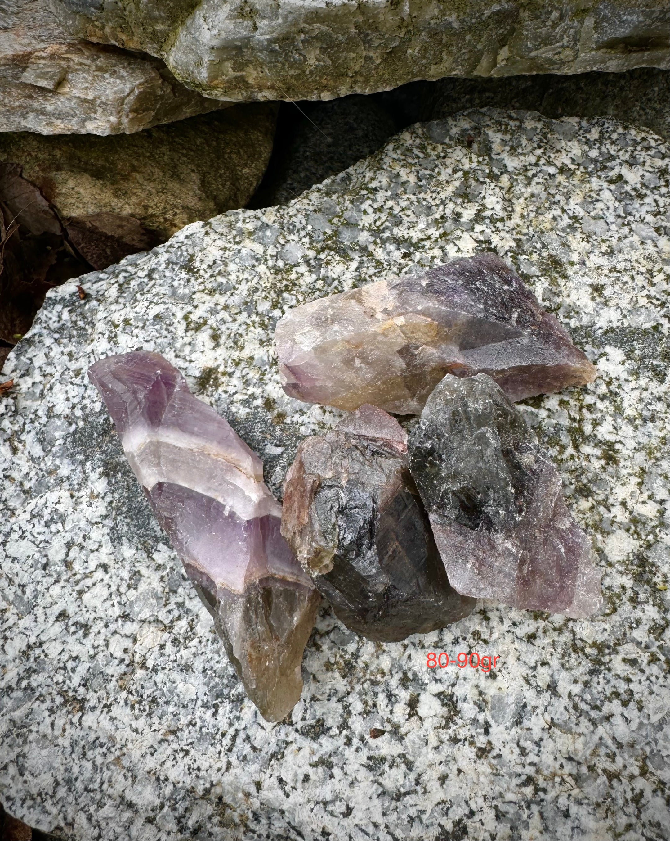 Natural Emerald Auralite 23/Prasiolite Rough Chunks, Specimens, Authentic, Rare and Beautiful - The Celestial Boutique