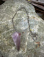 Natural Auralite 23 Gemstone Pendulum, Authentic, Beautiful, Rare, Healing Crystal, Spiritual Tool, Unique Gift, Divination - The Celestial Boutique