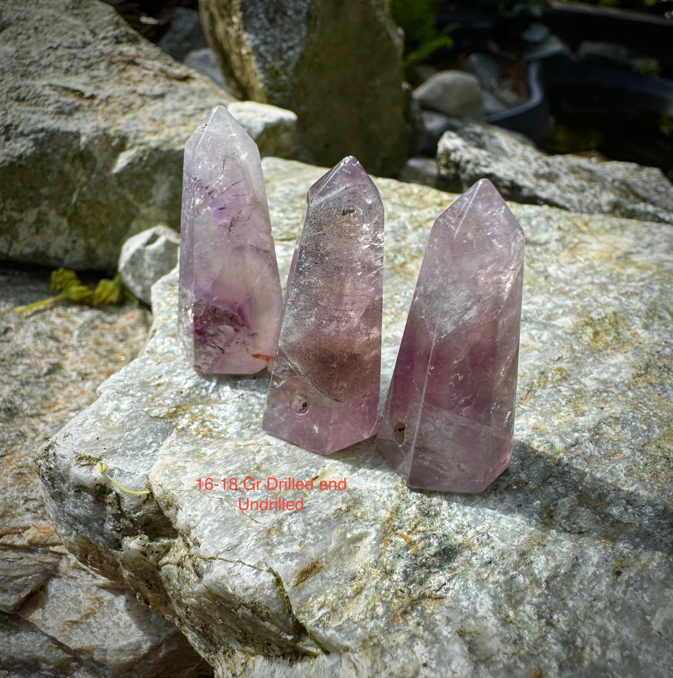 Natural Auralite 23 Mini Obelisk/Tower Pendant, Authentic Gemstone, Beautiful, Rare, Healing Crystal, Unique Gift, Spiritual Jewelry - The Celestial Boutique