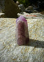 Natural Auralite 23 Mini Obelisk/Tower Pendant, Authentic Gemstone, Beautiful, Rare, Healing Crystal, Unique Gift, Spiritual Jewelry - The Celestial Boutique