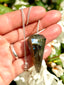 Labradorite Hexagonal Pendulum on Chain - Divination Tool, Intuitive Guidance, Spiritual Insight LBP01