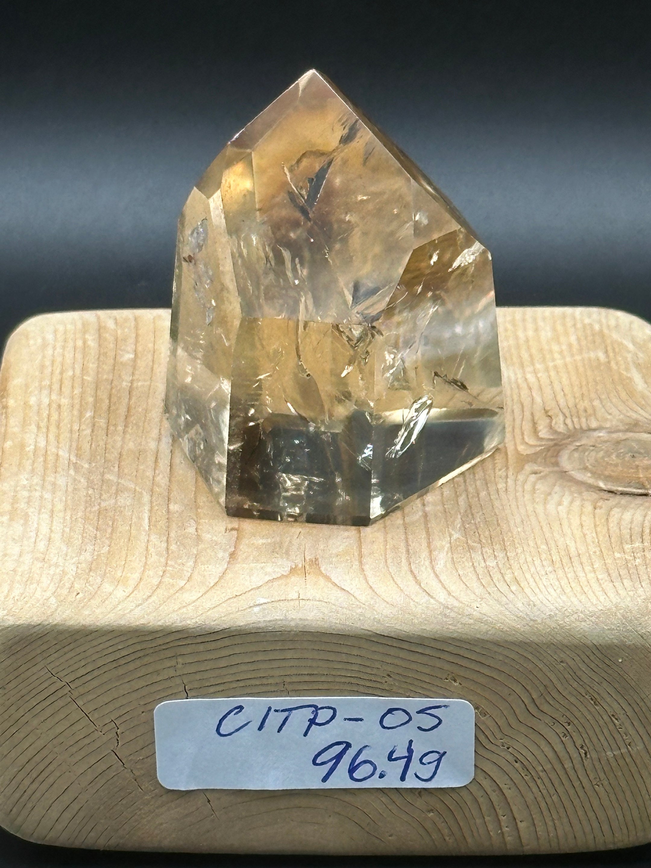 Stunning A Grade Natural Citrine Points from Brazil - High Quality Amethyst Crystal for Healing, Home Decor, and Meditation - The Celestial Boutique