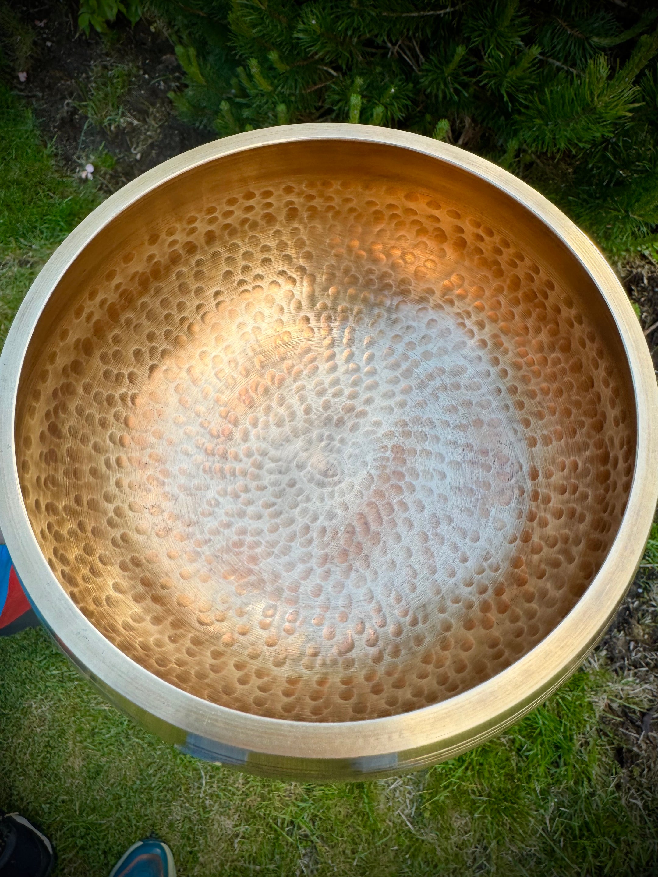 Beautiful Hand Hammered Tibetan Singing bowl 6.5 Inch, Handmade from Nepal, Handcrafted - The Celestial Boutique