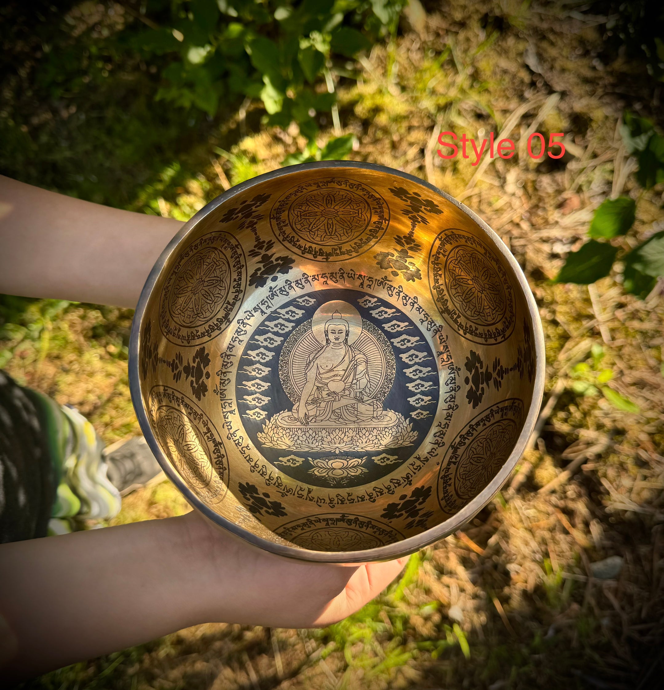 Beautiful Special Carving Tibetan Singing bowls 6 Inch, 3 designs, Handmade from Nepal, Handcrafted - The Celestial Boutique