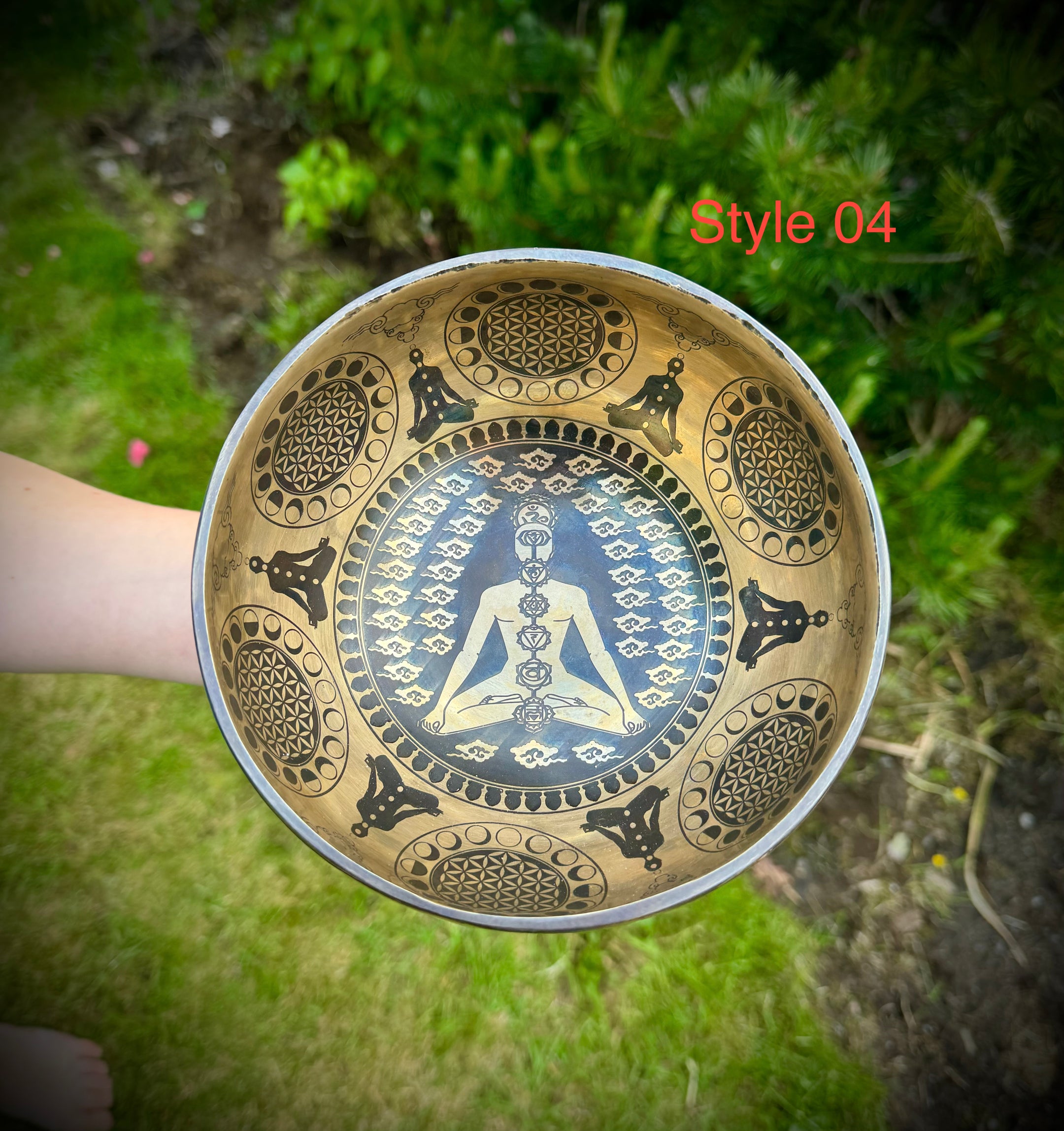 Beautiful Special Carving Tibetan Singing bowls 6 Inch, 3 designs, Handmade from Nepal, Handcrafted - The Celestial Boutique