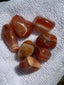 Beautiful Carnelian Tumbled Stones from Brazil - Top Quality, Available in Packs of 50 Grams and 100 Grams for Healing and Home Decor - The Celestial Boutique