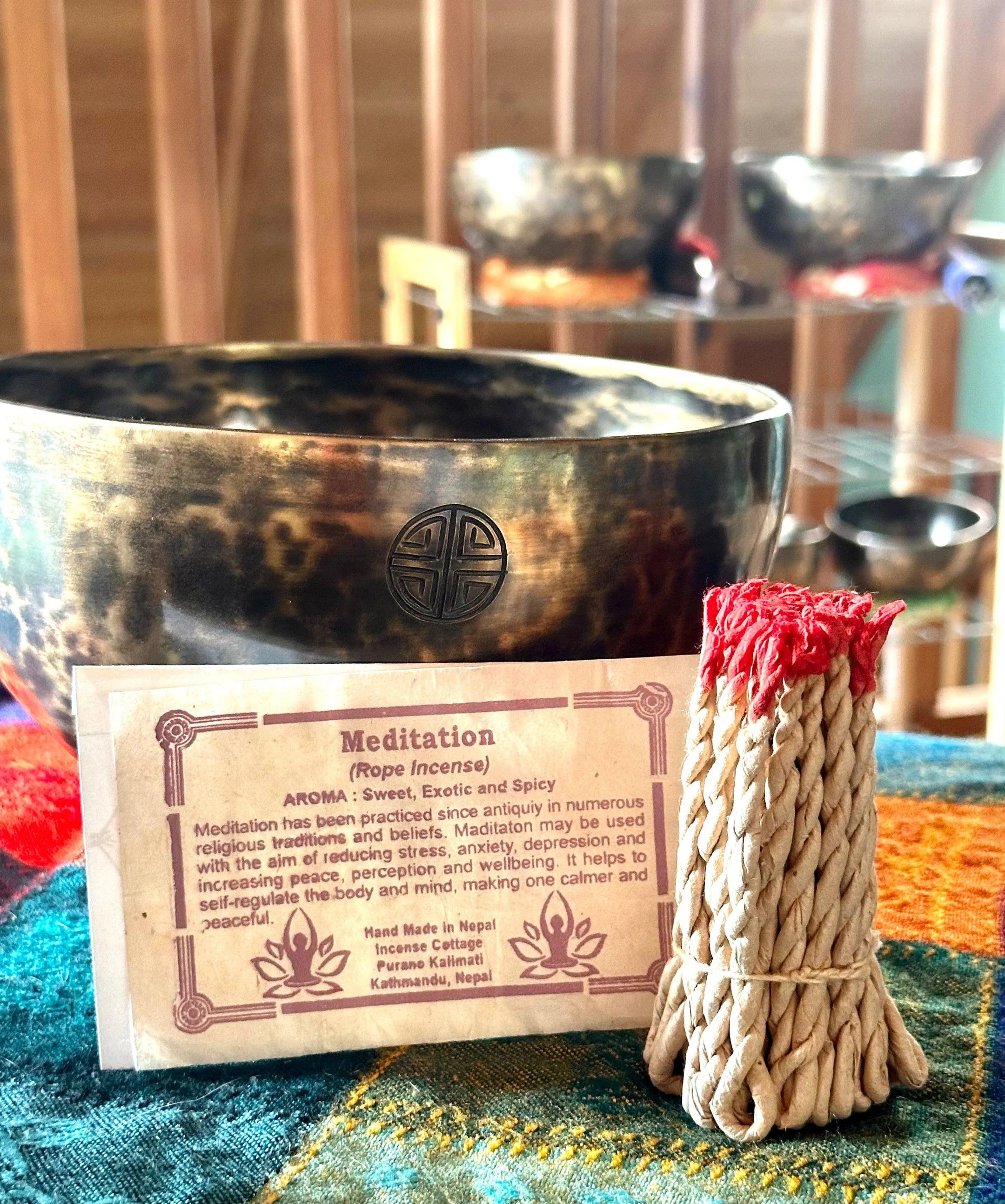 Natural Authentic Tibetan Rope Incense - Imported from Nepal, Beautiful Himalayan Incense Aromas, 6 Scents - The Celestial Boutique