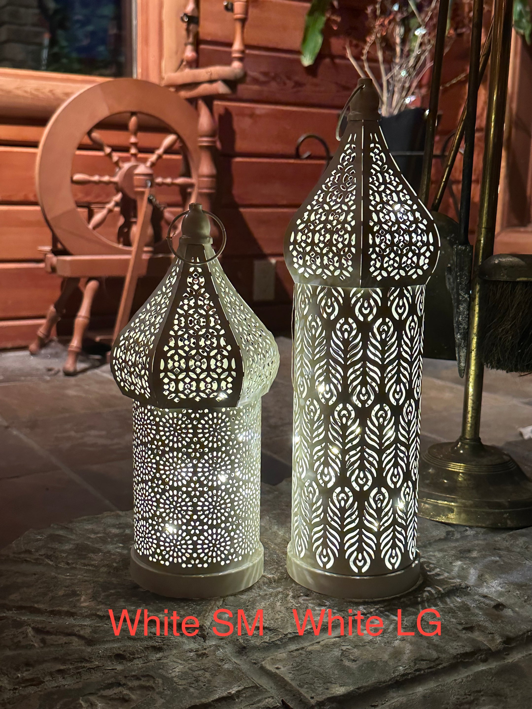 Beautiful Moroccan Lanterns, LED Light, Battery powered, Unique and High Quality - The Celestial Boutique