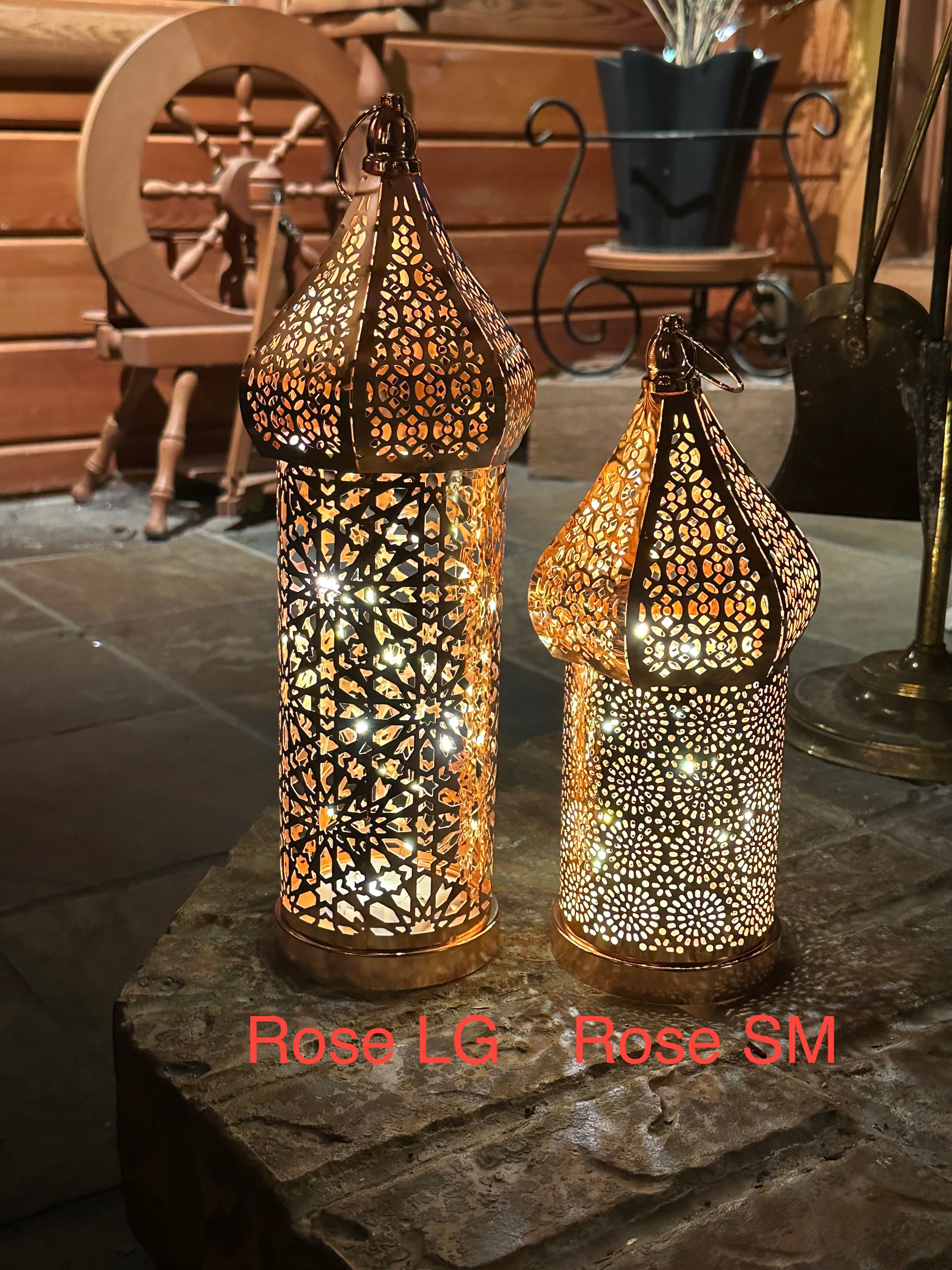 Beautiful Moroccan Lanterns, LED Light, Battery powered, Unique and High Quality - The Celestial Boutique