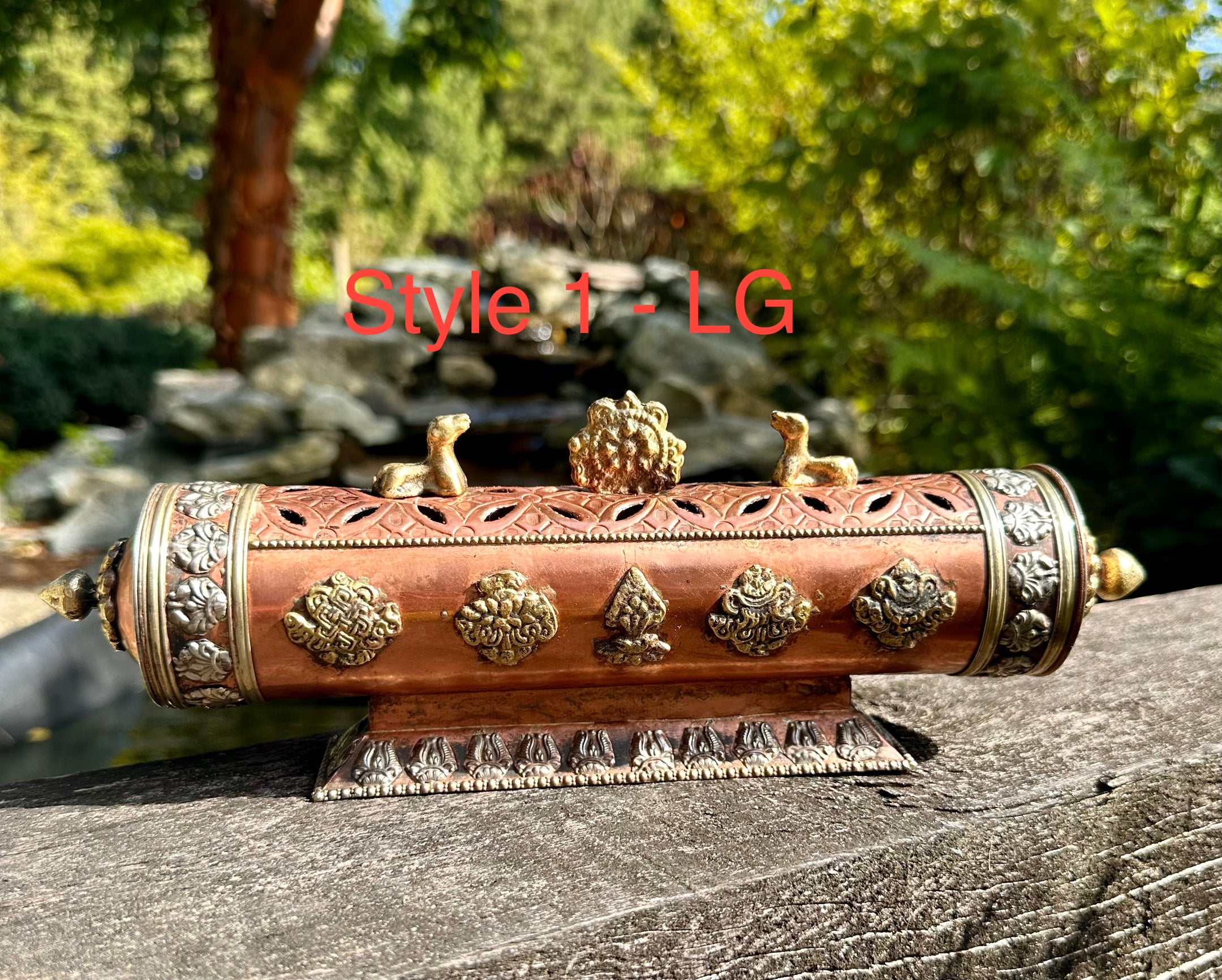 Tibetan Handmade Pure copper Incense Burner - Holder, Beautiful Artisan Craftmanship, Imported from Nepal, Buddhist Incense - The Celestial Boutique