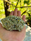 Stunning "A" Grade Pyrite Cluster from Brazil - High Quality Cubic Pyrite Crystal for Healing, Home Decor, and Meditation