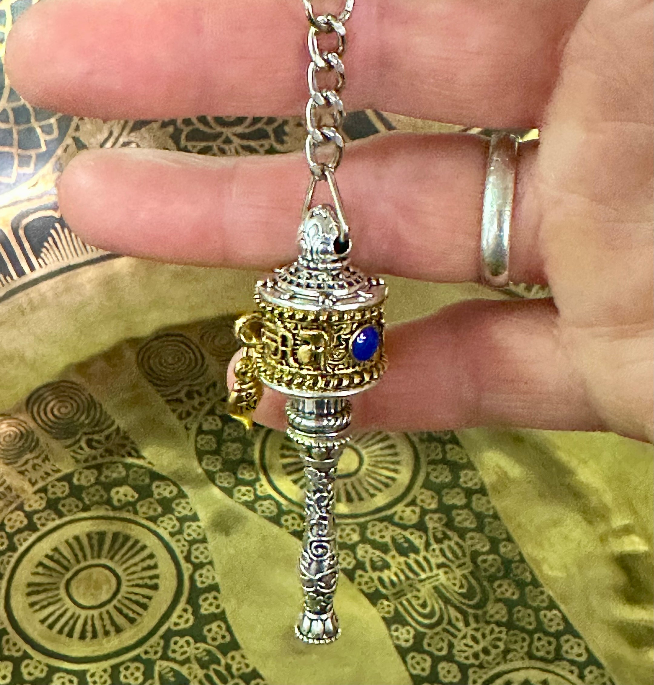 Handmade Tibetan Keychains, High Quality imported from Nepal, Joyful Elephant, Prayer wheel, and Praying Buddha - The Celestial Boutique