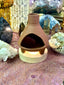 Palo Santo Ceramic Chimney Incense Burner - Beautiful and High-Quality Smudge Burner, Mid century modern - The Celestial Boutique