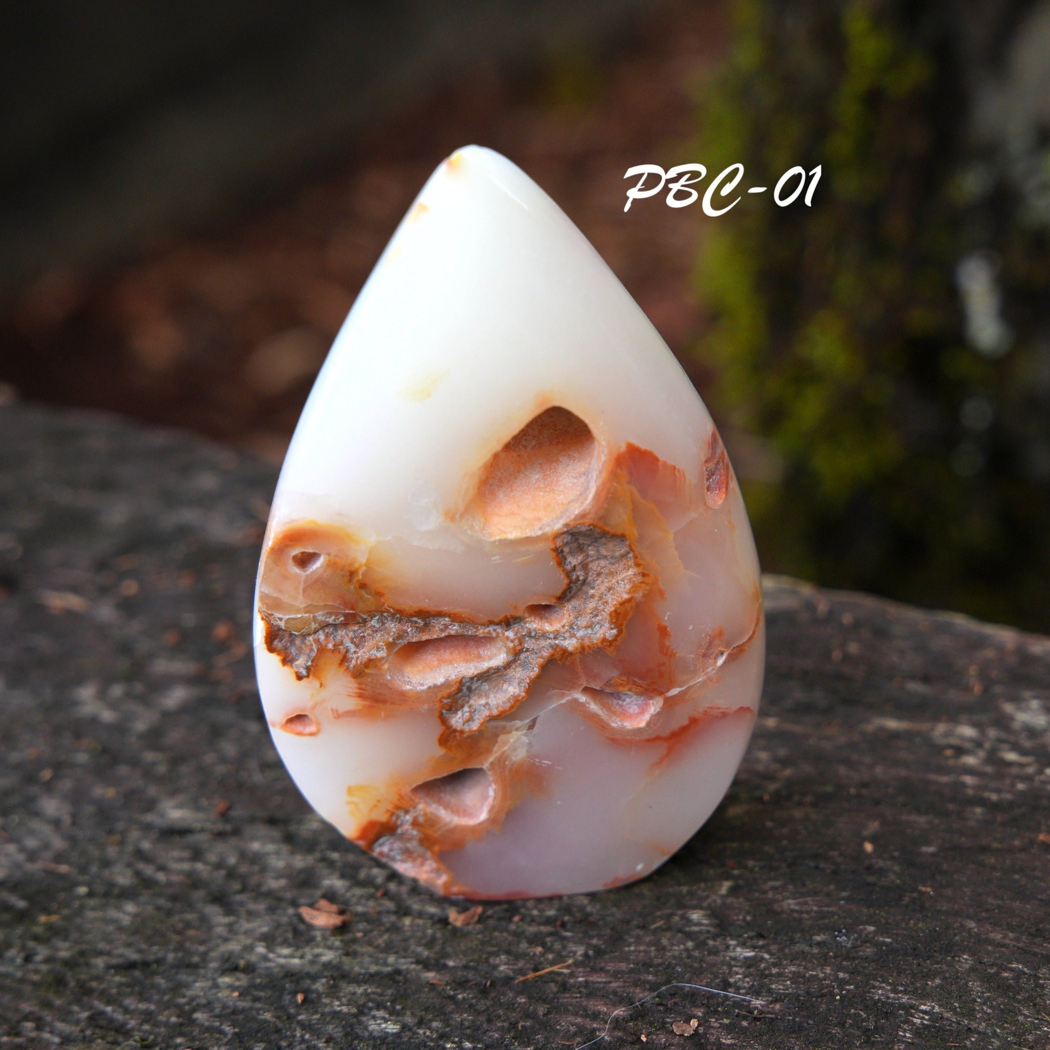 Beautiful Pink Banded Calcite Gemstone Leaf Carving – Handcrafted with Heart-Centered Properties, Various Options