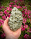 Stunning Brazilian Pyrite Cluster on Stand, 1.15 KG, A+ Quality, Unique Collectible Piece