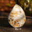 Beautiful Bumble Bee Jasper Gemstone Leaf Carving – Handcrafted Elegance, Various Options