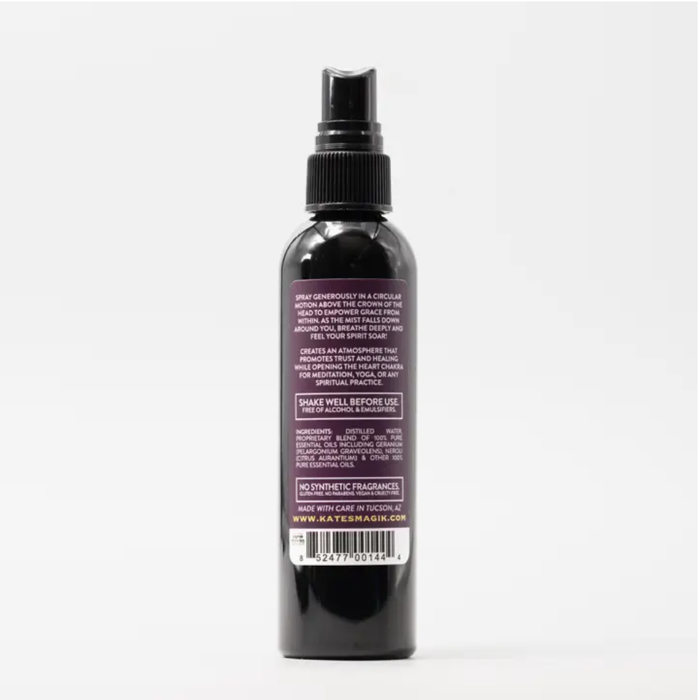 Kates Magik Aura Mist: Heart and Spirit - No Synthetic Fragrances, Vegan and Cruelty Free 4.8oz