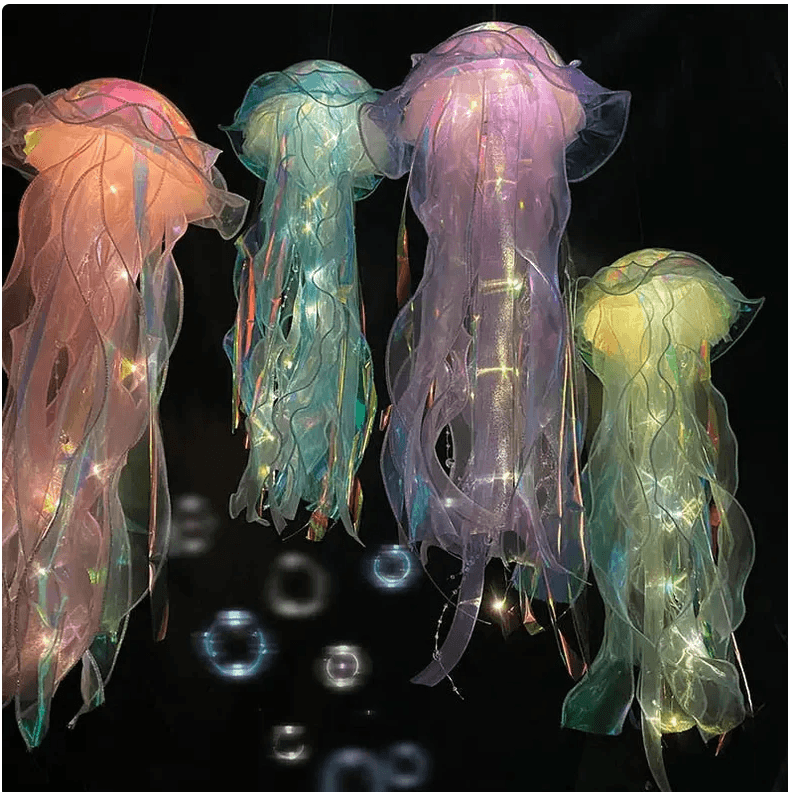 Cool Handmade Jellyfish Light - Perfect Night Light or Decor for Kids and Adults Alike - The Celestial Boutique