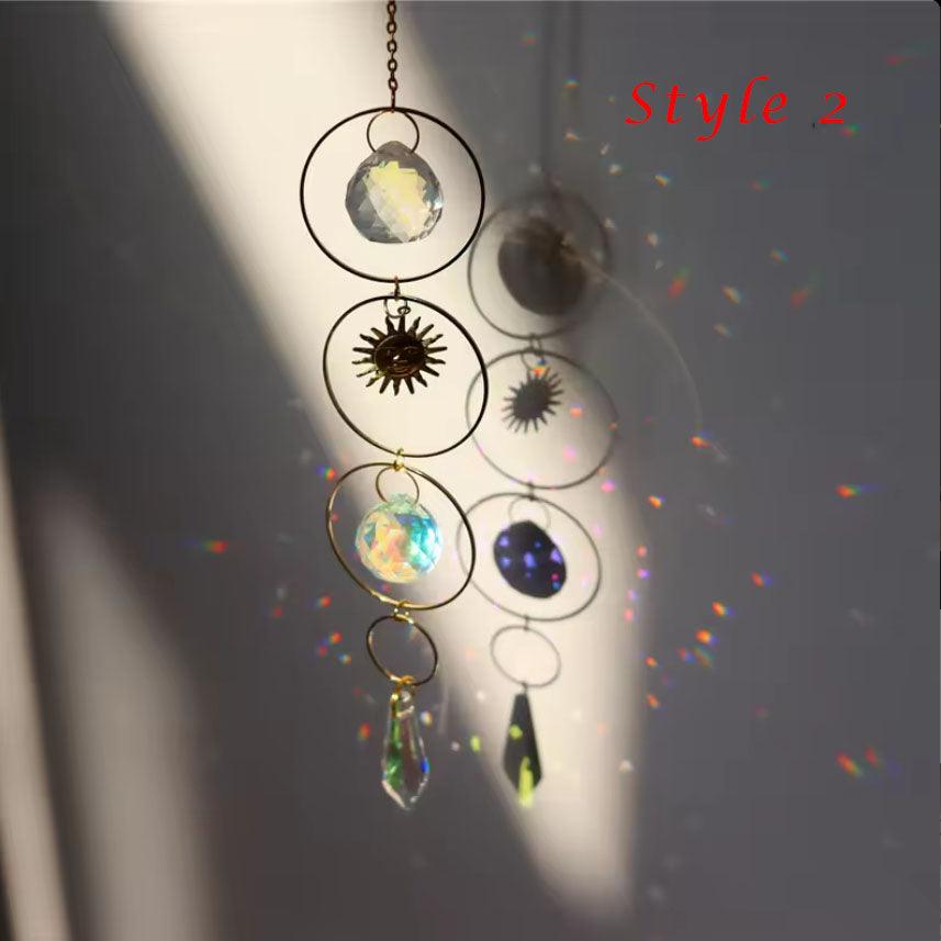 Aura Crystal Suncatcher with 4 Styles to Choose From, Beautiful Gemstone Decor, Healing Crystals, Unique Gift, Elegant Design - The Celestial Boutique